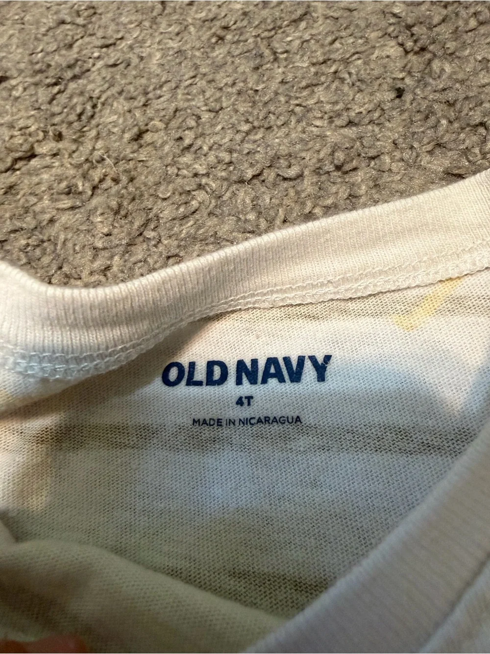 Old Navy Boys Short Sleeve Construction Tee Set - Yellow & White